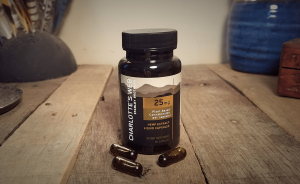 Bottle Charlotte's Web CBD Liquid Capsules - 25 mg