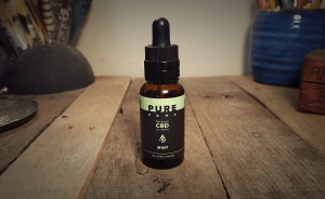 Bottle of PureKana CBD oil tincture