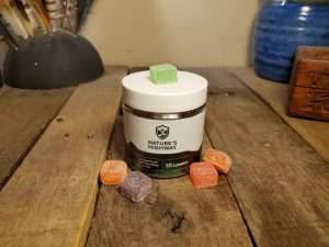 Container of Nature's Highway CBD gummies