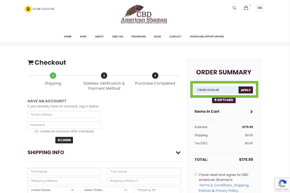 American Shaman Coupon Code